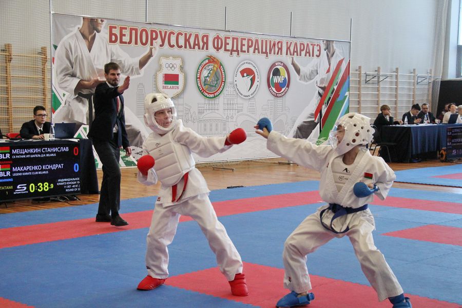 Около полутысячи спортсменов. В Дзержинске прошло масштабное открытое первенство Минской области по каратэ