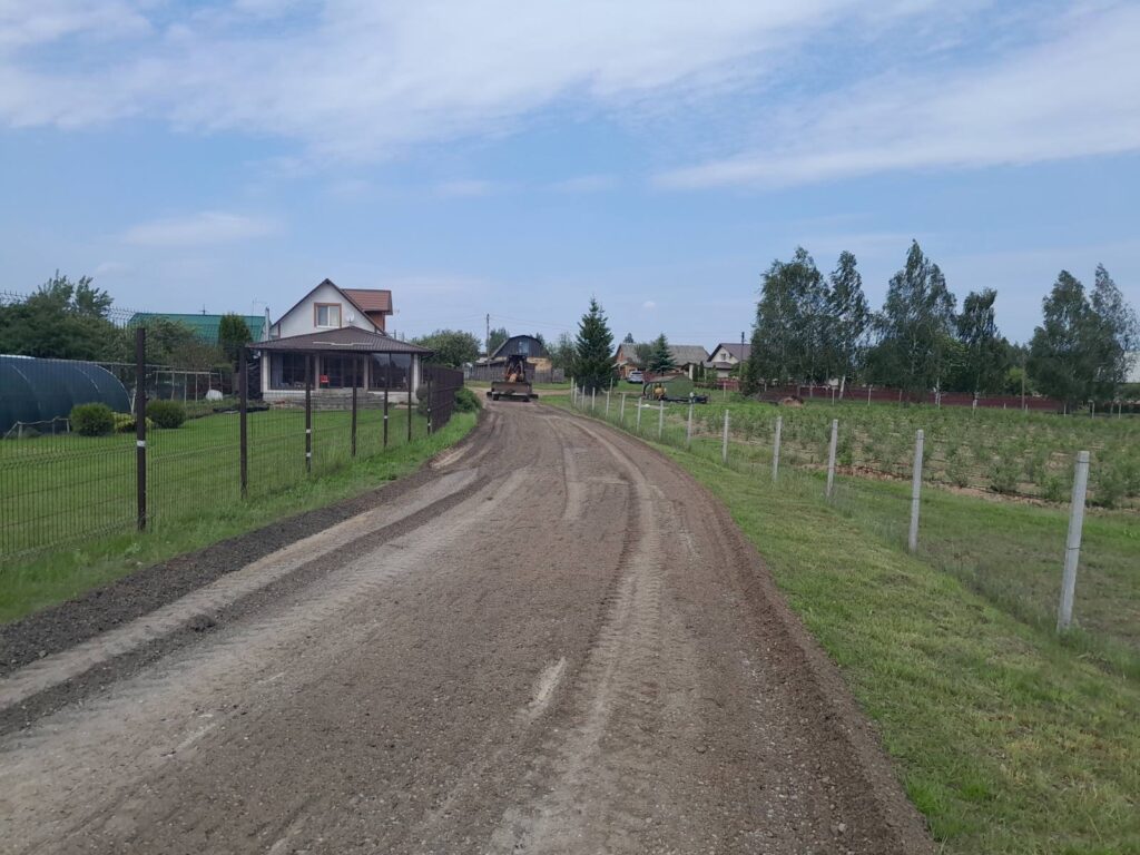 Какие дорожные работы провели в Добриневском сельсовете