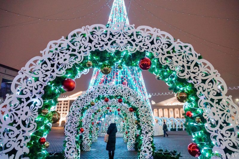 Минск засияет: праздничную иллюминацию включат в первой декаде декабря