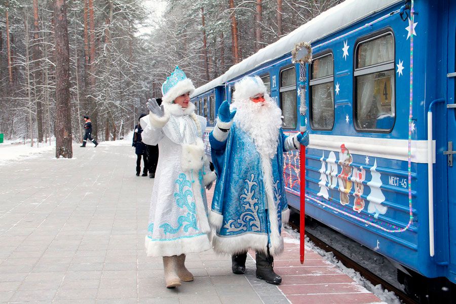 С 24 декабря на Детской железной дороге запускают «Новогодний экспресс» — как купить билеты