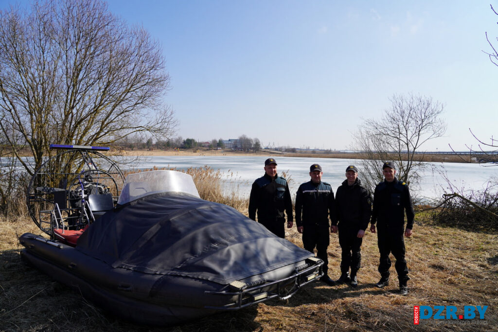Как спасатели Дзержинщины проводят рейдовые мероприятия на весеннем льду