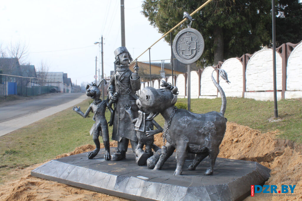 В Дзержинске установили арт-объект по мотивам известного мультфильма «Простоквашино»