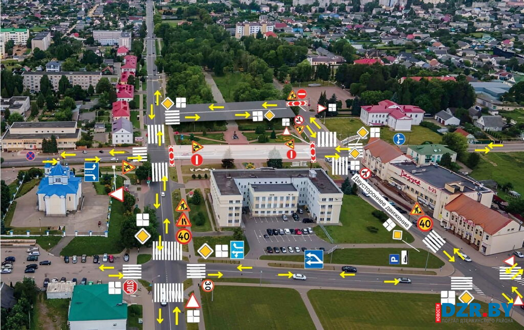 Опробовали новую схему движения в центре Дзержинска и вместе с ГАИ составили инструкцию для водителей