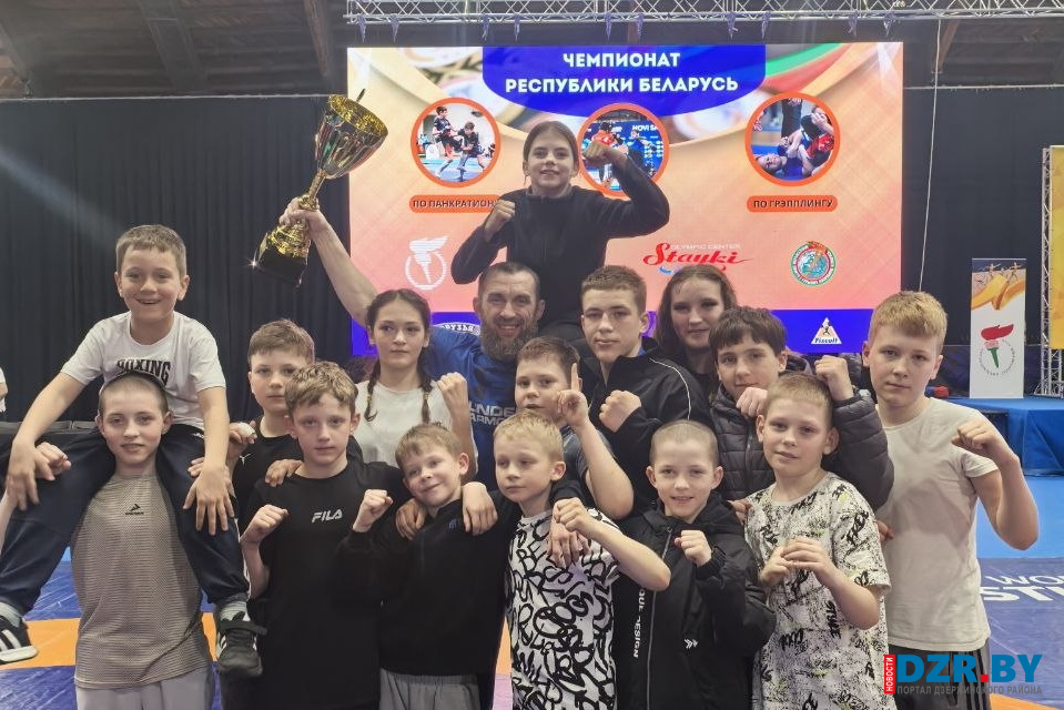 Команда дзержинского клуба «SPARTA» в грэпплинге стала первой в республике