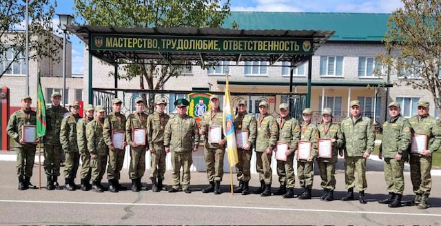 В в/ч 1463 прошел первый отборочный этап слета военно-патриотических клубов органов пограничной службы