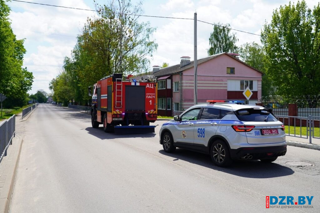 Дзержинские спасатели и ГАИ провели совместную акцию «Уступи дорогу»