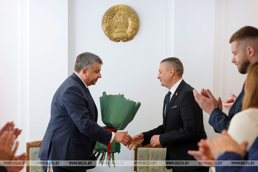 Максима Лысенко представили в новой должности коллективу Минприроды